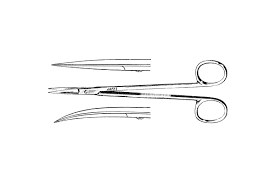 Adson Ganglion Scissors, 6 1/4" (16.0 Cm), Straight